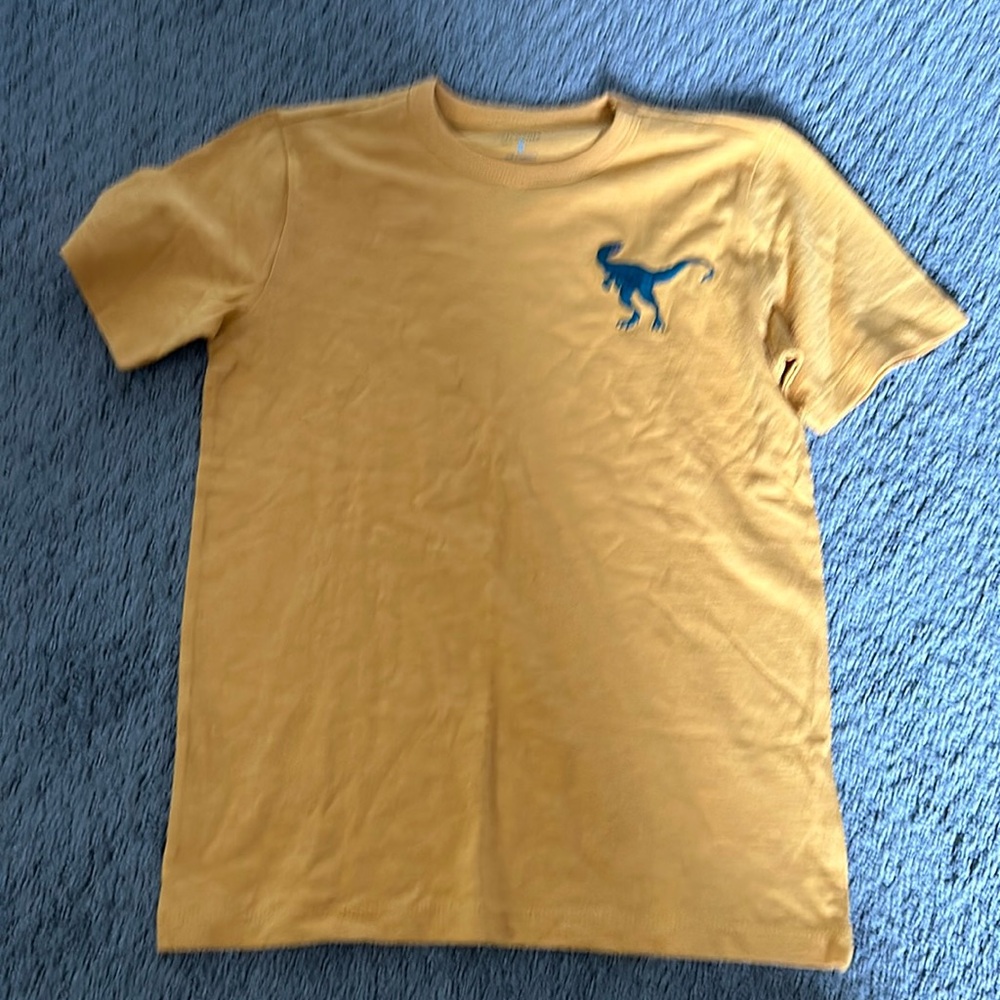 Brand new without tags, boys, J.Crew dinosaur shirt, size medium (8-9)